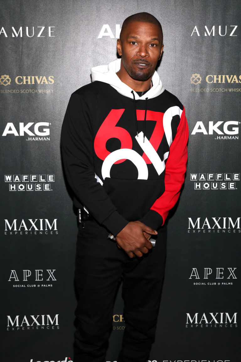 Jamie Foxx attends The Maxim Big Game Experience (Photo by Jerritt Clark/Getty Images for Maxim )