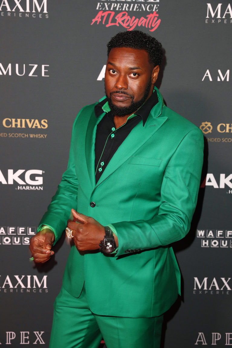 Johnnie Green attends The Maxim Big Game Experience (Photo by Joe Scarnici/Getty Images for Maxim)