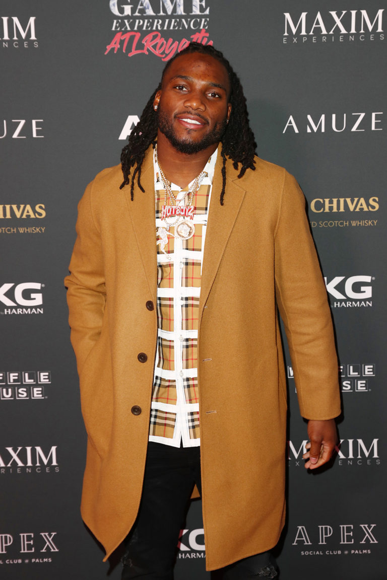 Jaylon Smith attends The Maxim Big Game Experience (Photo by Joe Scarnici/Getty Images for Maxim)