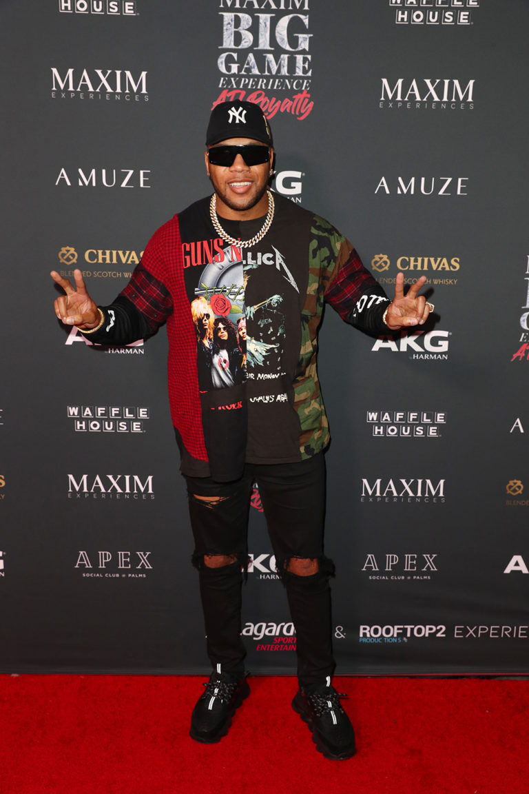 ATLANTA, GEORGIA - FEBRUARY 02: Flo Rida attends The Maxim Big Game Experience at The Fairmont on February 02, 2019 in Atlanta, Georgia. (Photo by Joe Scarnici/Getty Images for Maxim)