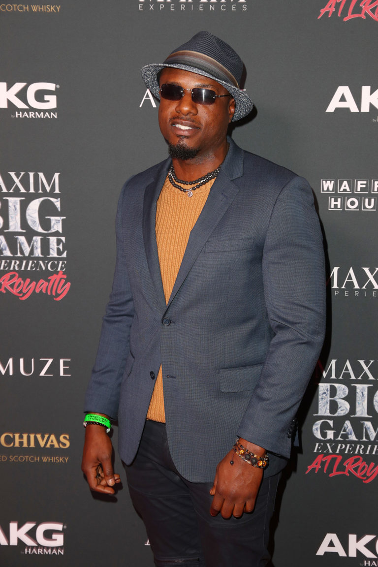 Elgin attends The Maxim Big Game Experience (Photo by Joe Scarnici/Getty Images for Maxim)