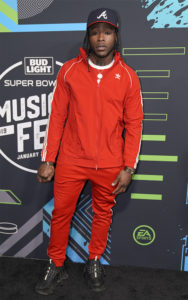 Alvin Kamara @ Bud SB Music Fest Thursday Night (Josh Bridgett/Forever Clear Media LLC)